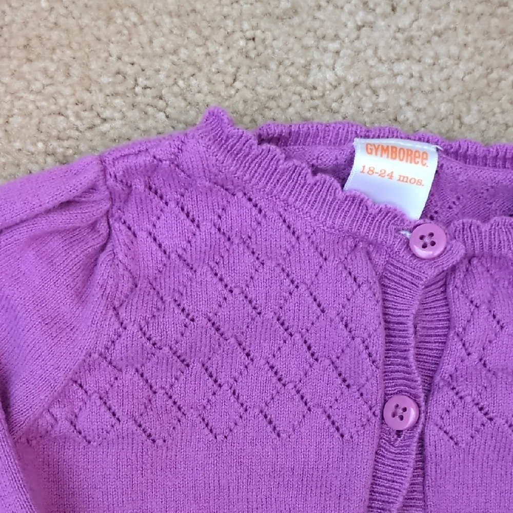 Gymboree Lavender Cardigan Sweater
